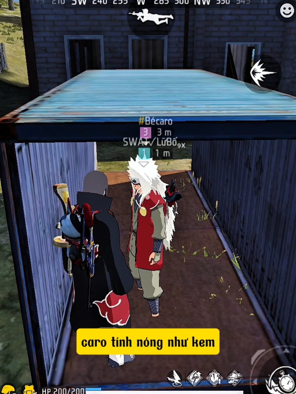 caro nóng quá#freefirehehoaninja #nhasangtaofreefire #swatnata 