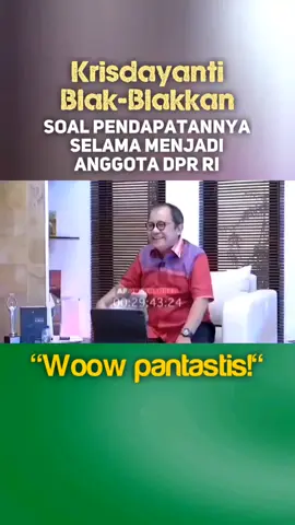 Krisdayanti blak2an soal pendapatannya selama jadi anggota dpr ri #krisdayanti #dprri #dpr#gajidpr 