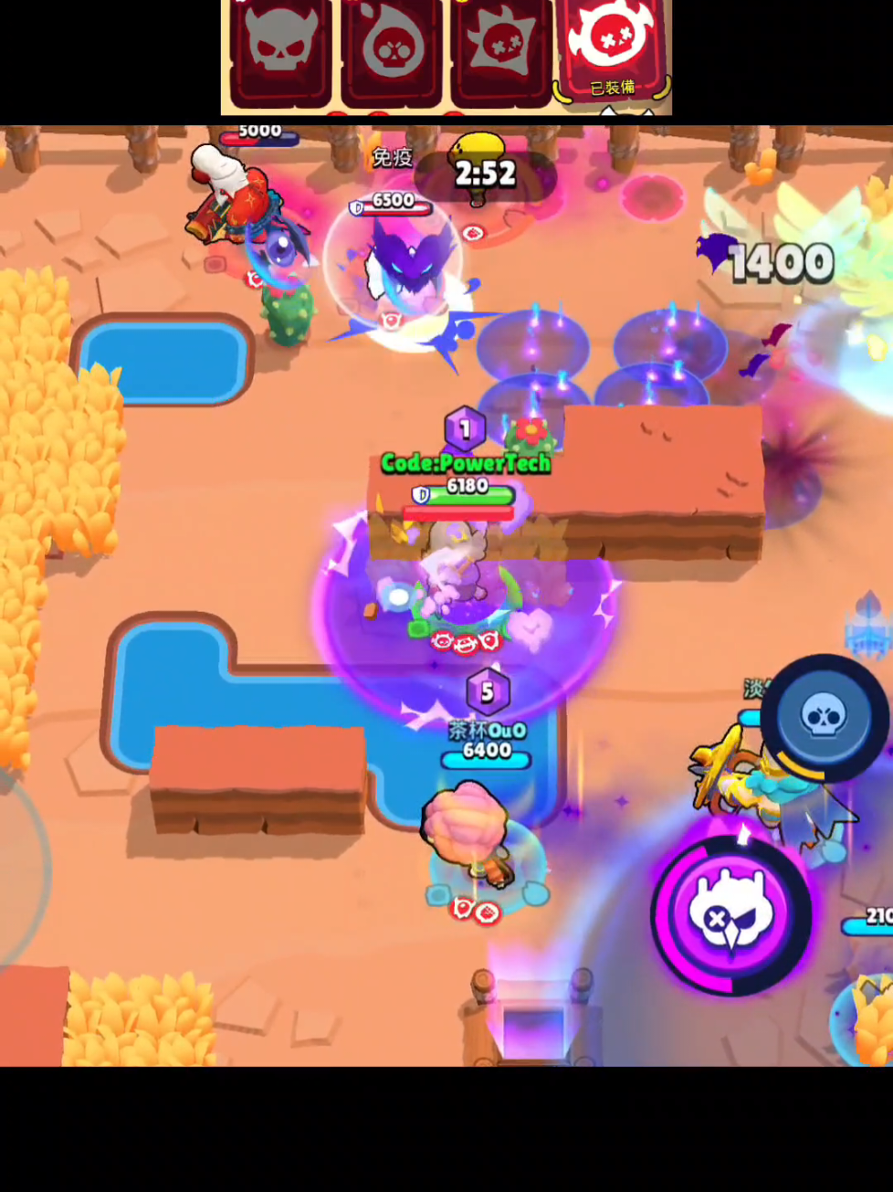 Angelo is the Best Brawler in the Demon Event / Infinity Demonic Projectile （Skill 2.4.8） #BrawlStars #demon #angelo 