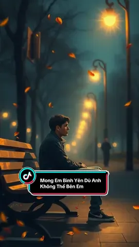 Mong em bình yên dù anh không thể ở bên em...#tinhyeudep #tinhyeukhongcohappyending #tamtrangbuon #caunoihay #xuhuong 