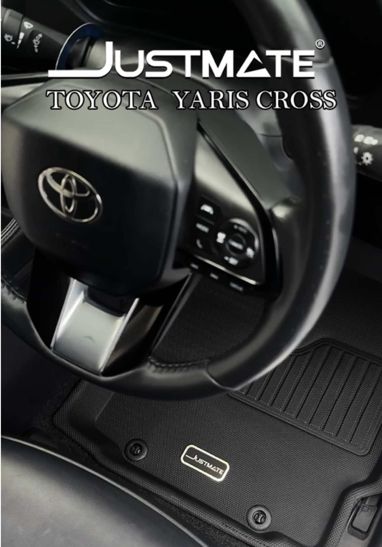 Justmate พรมปูพื้นรถยนต์ Toyota Yaris Cross #พรมปูพื้นรถยนต์ #justmatethailand #toyota #yariscross #ตรงรุ่น 