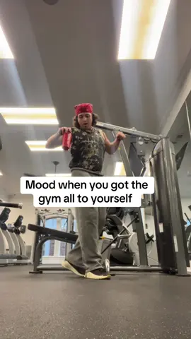 BRUH HAVING THE SANCTUARY ALL TO YOURSELF IS A BLESSING  #GymTok #gymmotivation #godisgood #fyp 