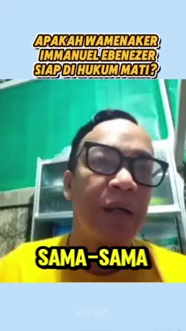 Noel : Kalau Nipu Rakyat Hukum Mati, Kalau Korup HUKUM MATI. Berani Gak? Apakah Wamenaker IMMANUEL EBENEZER Berani di Hukum MATI? #novir007 