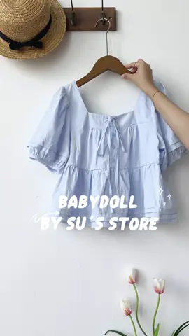 Nhẹ nhàng như mây, dịu dàng như em 🫧💎☁️#aoxinh #babydoll #outfit #phoidoxinh 