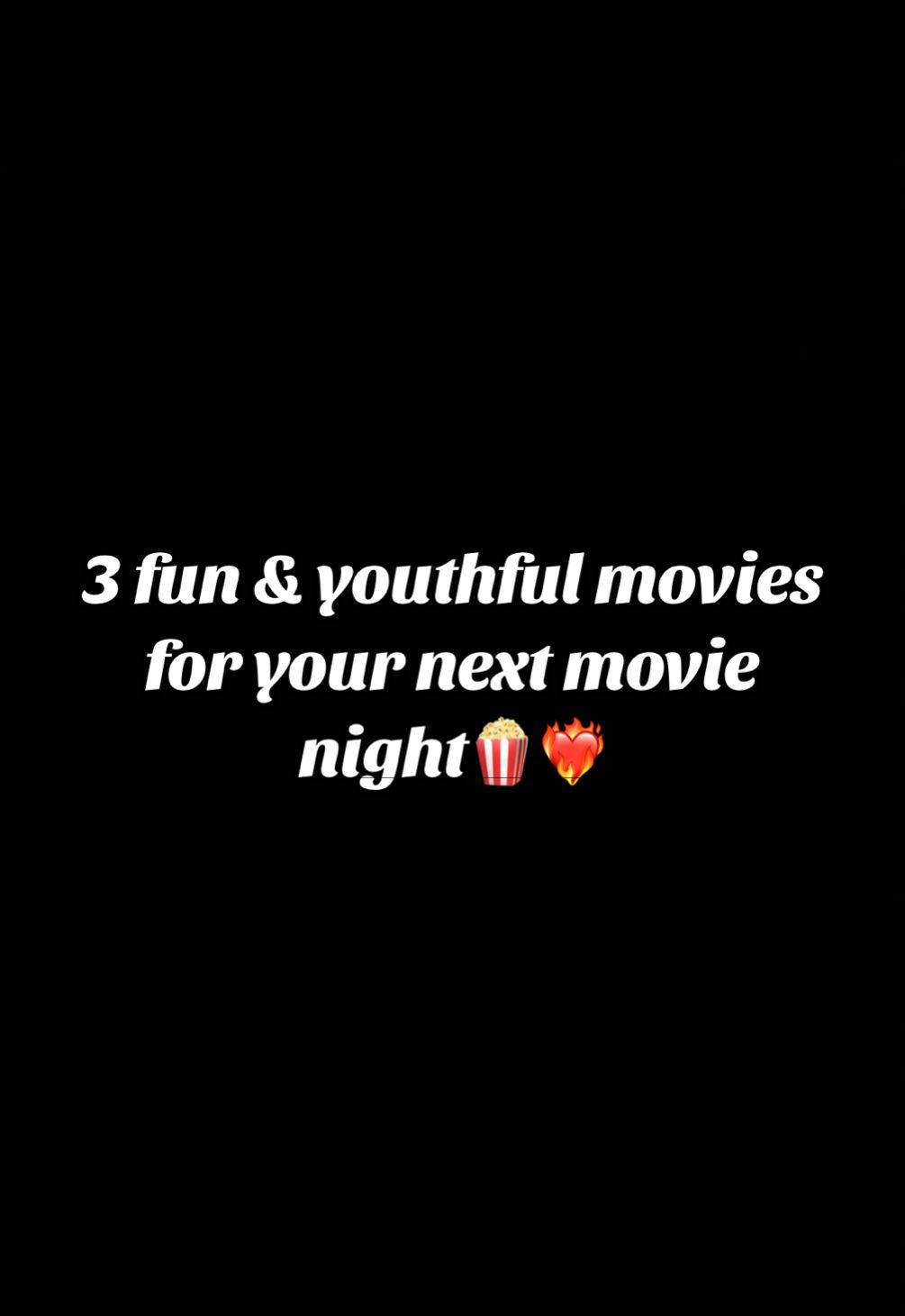 Three of my favourite movies this year.. Forgot to tell you, they all have that fun youthful vibe 🍿❤️‍🔥 #movienight #أفلام_عربية #أفلام_مصرية #tiktok #netflix 