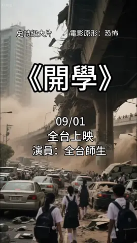 《開學》 2025/09/01，全台上映 敬請期待！