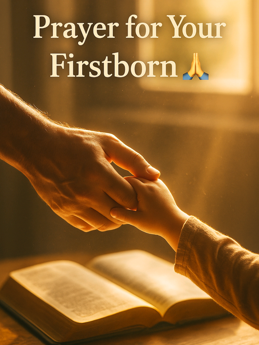 What if your FIRSTBORN is under attack and you don’t even see it? Parents, this prayer is your shield 🙏#PrayerForFirstborn #CoverYourChildren #DailyOasis #ChristianParents #FaithOverFear 