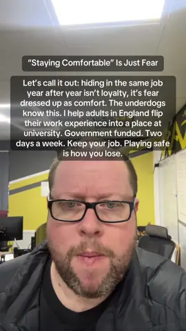 If you’re done mistaking comfort for progress, your experience could already unlock university in England. Head to my profile and complete the Eligibility Checker — I’ll be in touch to show you the path forward. #universityuk #applytouniversity #careerchange 