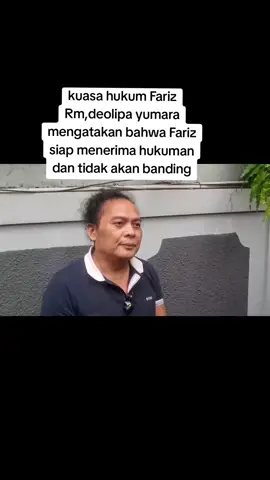 #deolipa yumara kuasa hukum dari Fariz rmengatakan bahwa Fariz tidak akan banding dan siap menerima hukuman  #fyp  #deolipayumara  #farizrm  #entertaiment 