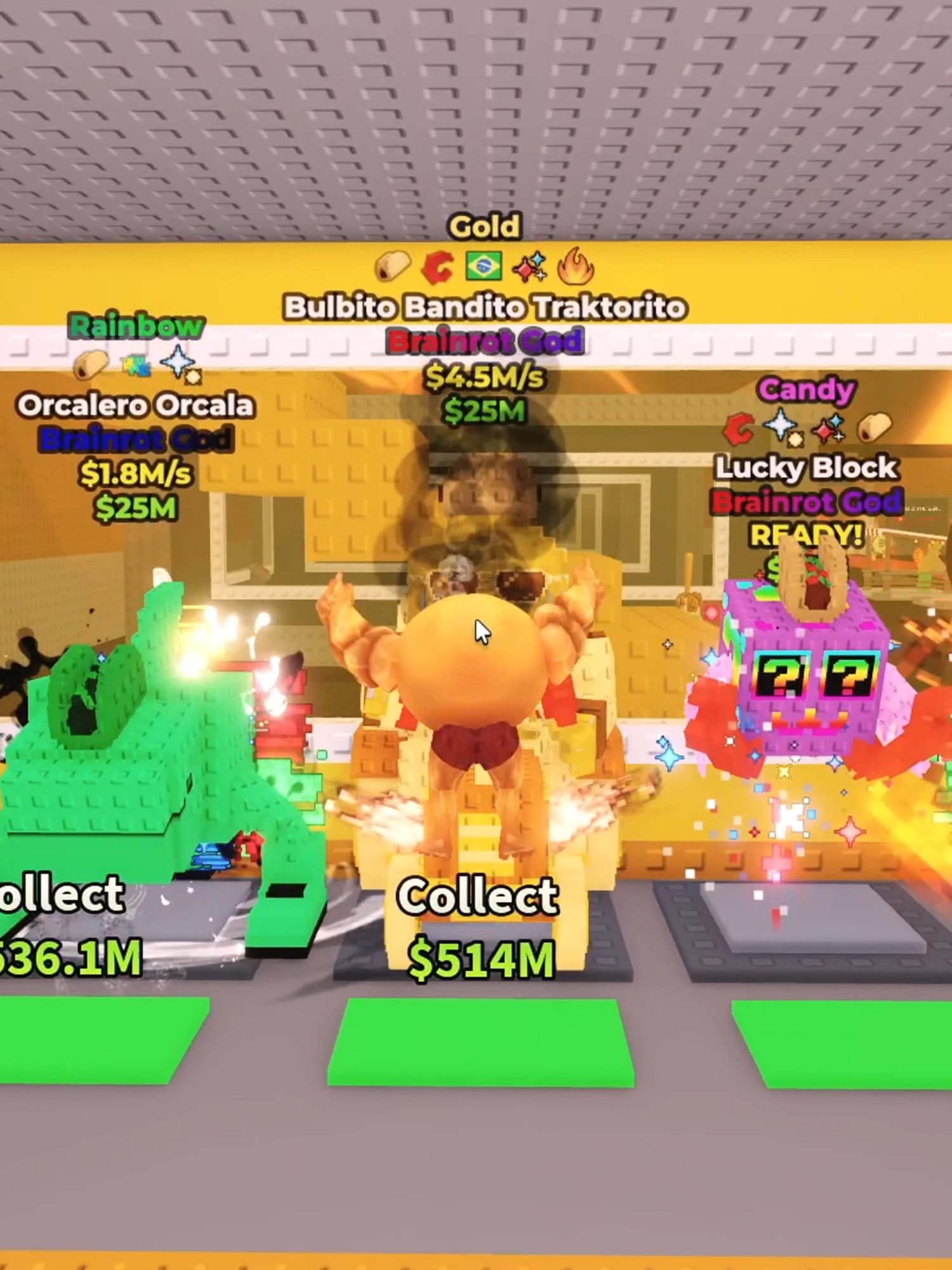 Opening 10 New Lucky Blocks in Steal a Brainrot(gold base) #robloxfyp #robloxedit #gaming #game #tungtungsahur #tralalerotralala #brainrot