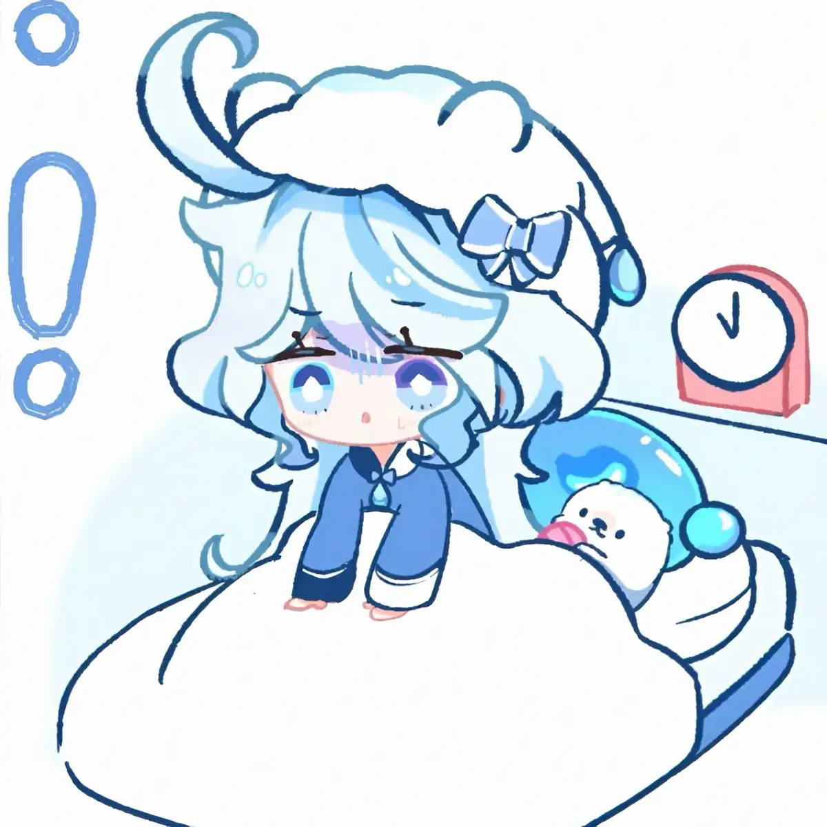 Furina So Cute 🩵🩵 #GenshinImpact #cute #fyp #kawaii #furina 