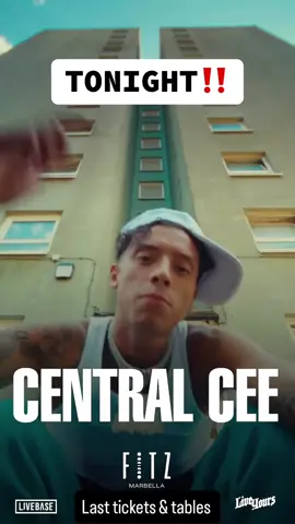 No te quedes sin la oportunidad de ver a CENTRAL CEE en DIRECTO en Fitz Marbella HOY!! Últimos tickets y mesas VIP, hablanos al privado!! 🔥📥💸😎 #marbellalifestyle #marbellanightlife #marbella #fitz #fitzmarbella #centralcee #morad 