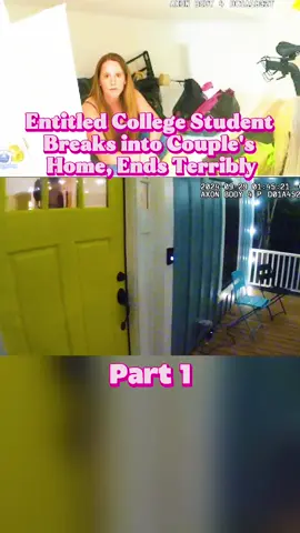 Entitled College Student Breaks into Couple's Home, Ends Terribly part1