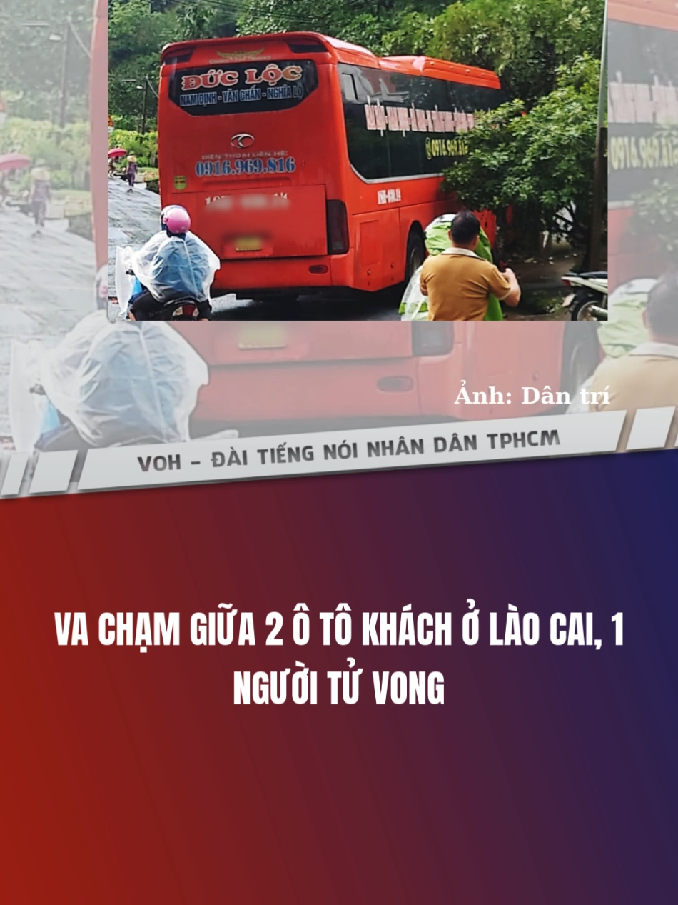 Va chạm giữa 2 ô tô khách ở Lào Cai, 1 người t.ử v.ong #giaothong #tinnhanh #tintuc #VOH 