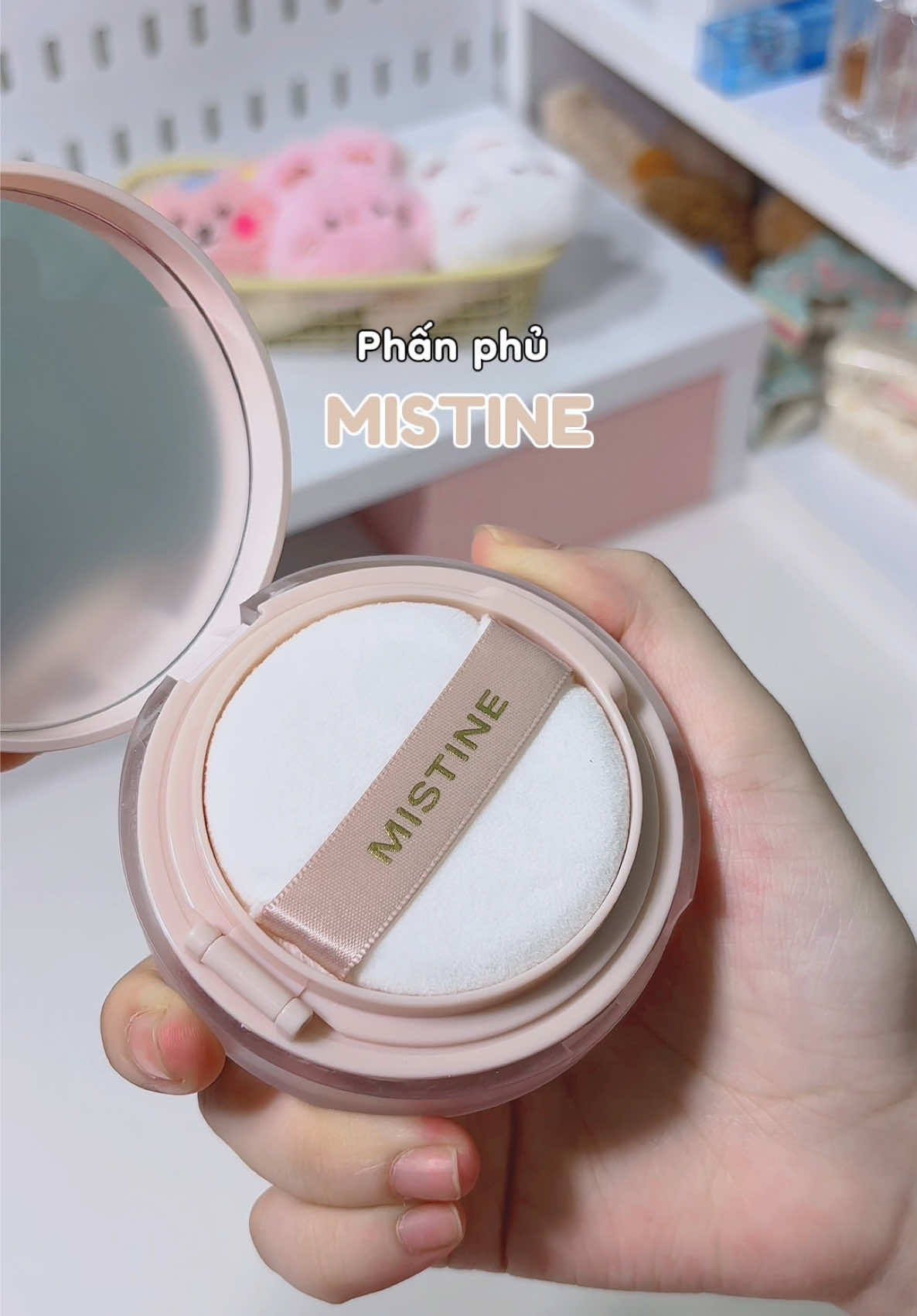 Phấn phủ kiểm dầu mistine 🥝🌷#unbox #MISTINE #mistinepowder #phanphu #makeup 