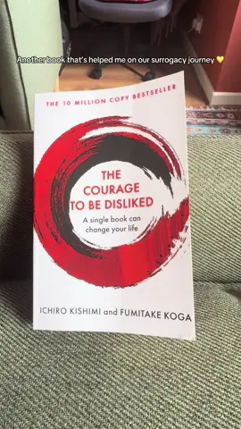 The Courage to Be Disliked reminded me that it’s ok to live life on my own terms — that mindset has given me the courage to keep moving forward on our surrogacy journey 🌙✨ #TheCourageToBeDisliked #BookTok #SurrogacyJourney #MindsetShift #HealingJourney  