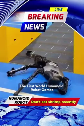 A funny blockbuster: the humanoid robot competition 🤭🤭🤭#robot #funny #breakingnews #humanoidrobot #interesting 