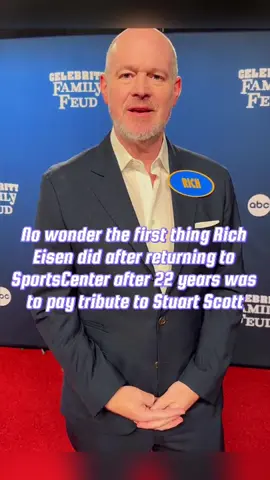 No wonder the first thing Rich Eisen did after returning to SportsCenter after 22 years was to pay tribute to Stuart Scott—Scott once did three things that “saved” him.#foryou #fyp #usa🇺🇸 #vrial #celebrity 