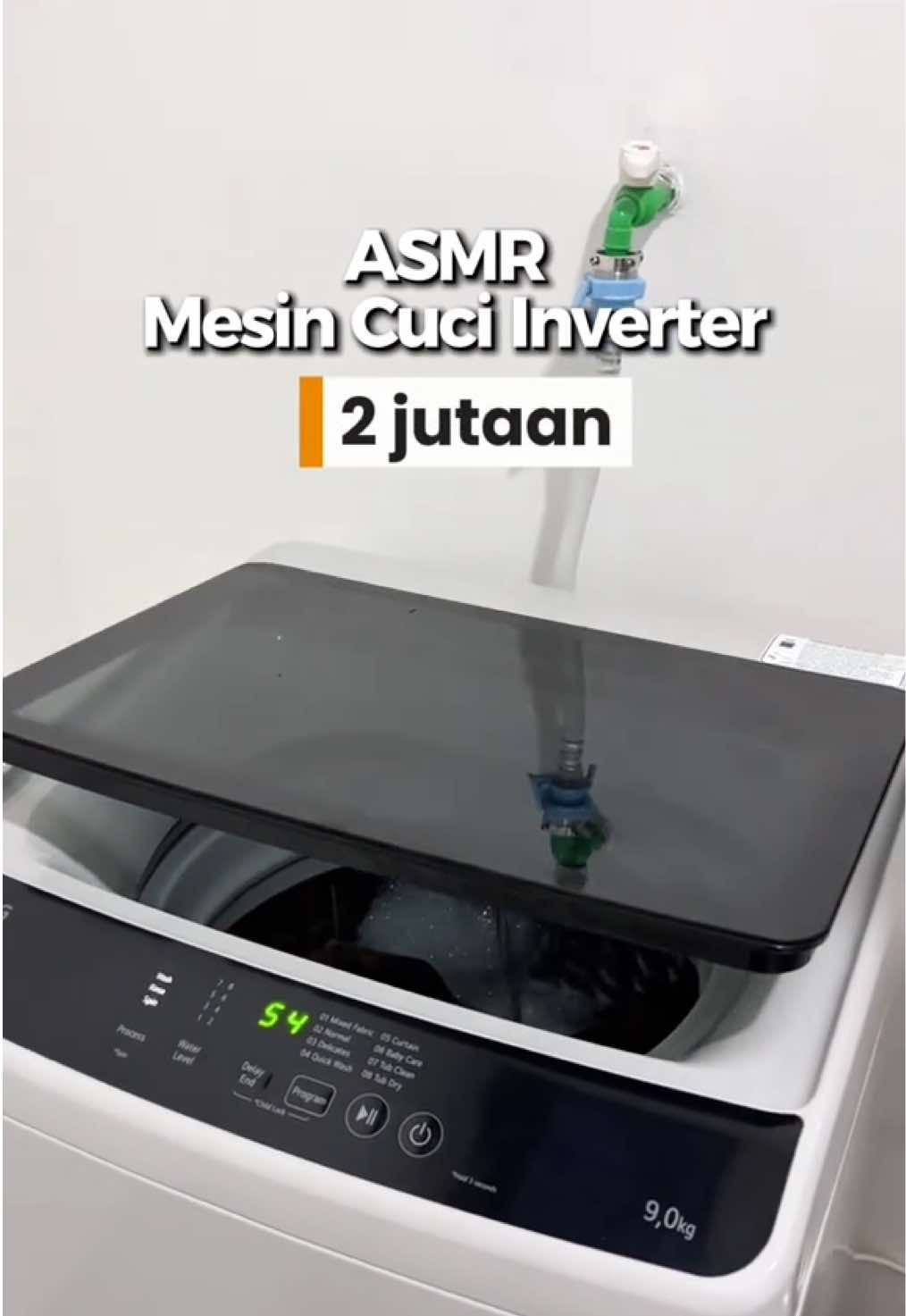 Replying to @fajarhafidz proyektor aku spill di next video ya kak☺️ #mesincuci #asmr #inverter #fyp #viralvideos @LG Indonesia @LG UK 