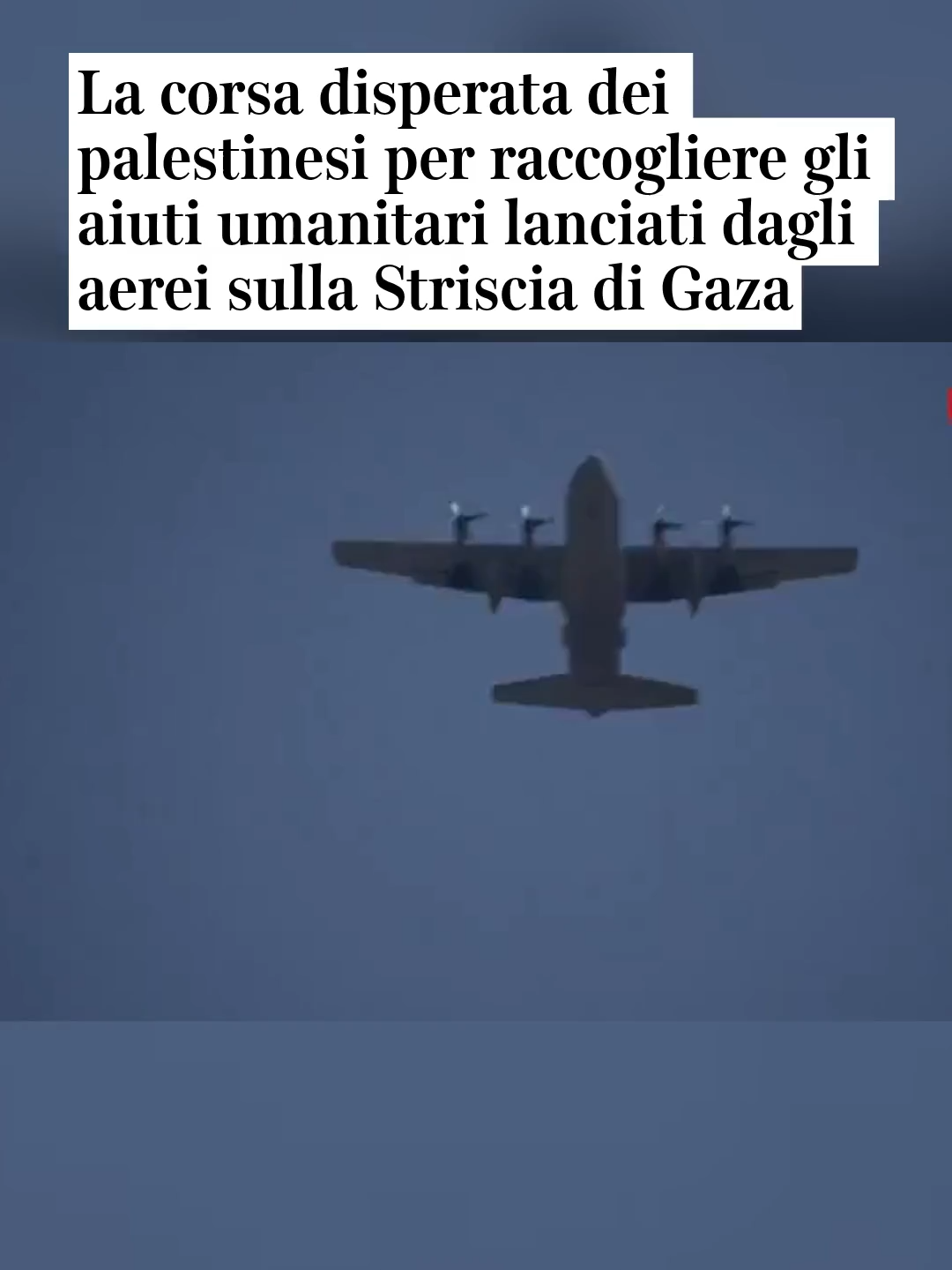 I palestinesi corrono disperatamente per raccogliere gli aiuti umanitari lanciati dagli aerei internazionali sulla Striscia di Gaza, dove la popolazione civile continua a soffrire gravi carenze alimentari a causa del blocco imposto da Israele. Dal 27 maggio è stato introdotto il nuovo meccanismo di distribuzione degli aiuti attraverso la Gaza Humanitarian Foundation (Ghf).Tuttavia, diverse organizzazioni umanitarie hanno criticato questo metodo di distribuzione, ritenendolo inefficace e pericoloso in un’area così densamente popolata. Secondo queste organizzazioni, molti pacchi di aiuti non raggiungono le persone che ne hanno più bisogno: alcuni finiscono in mare, altri nelle cosiddette 