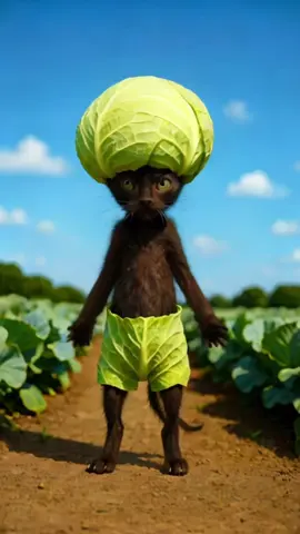 Cabbage Black Cat Dance #猫ダンス #ペットダンス #キャベツ #Cabbage #blackcat 