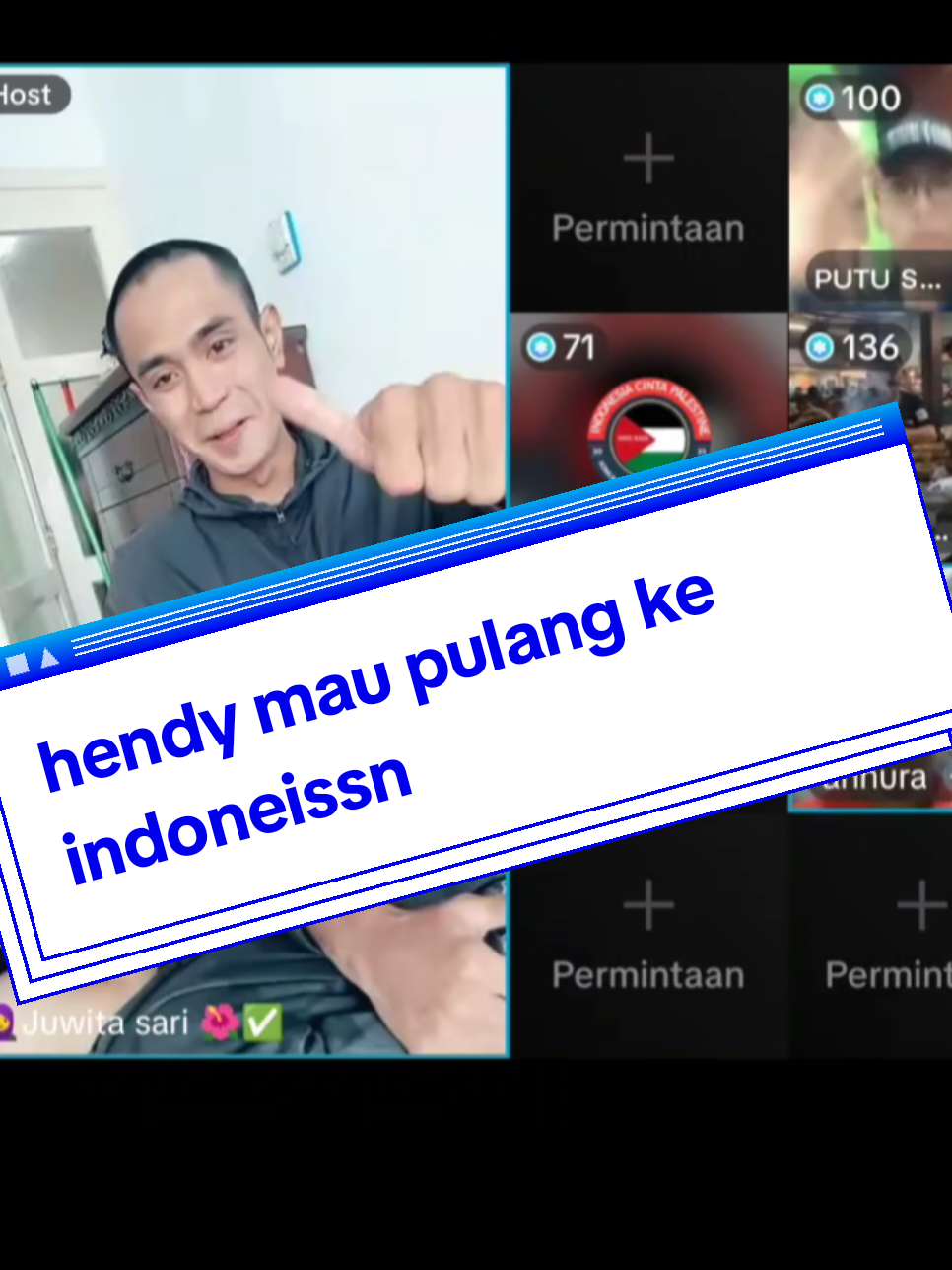 kabar terbaru hendy mau pulang Indonesia  #hendycs17  #hendypulangkeindonesia #heditomekah 