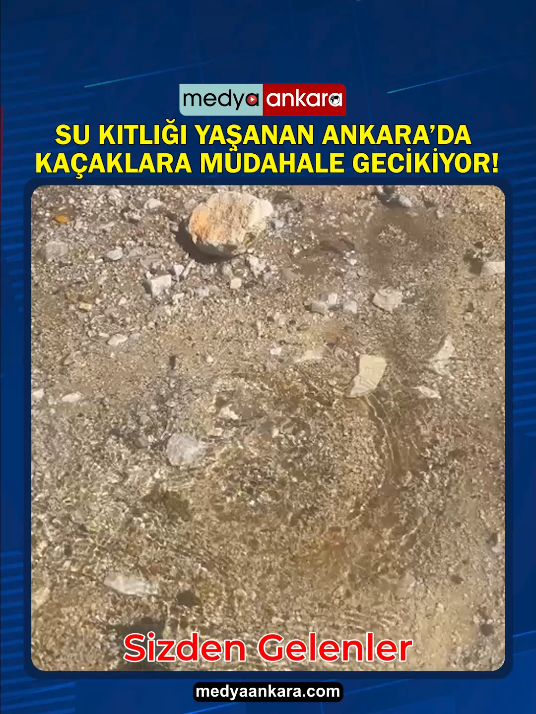 Su kıtlığı yaşanan Ankara'da kaçaklara müdahale gecikiyor! Medya Ankara'ya sizler tarafından gönderilen videoyla, Ankara Siteler'de yaşanan su kaçağına ASKİ'den müdahalenin 4-5 saat sonra geldiği bilgisi aktarıldı. #ankara #su #kıtlık #baraj #aski #sizdengelenler