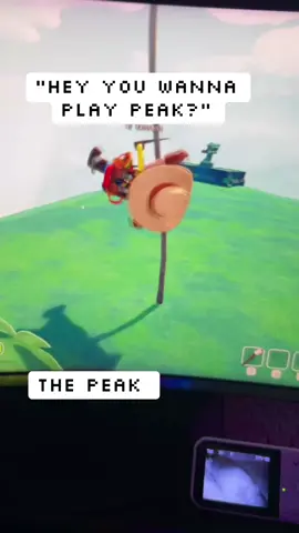 Somebody come get him 🤣 #peak #pcgaming 