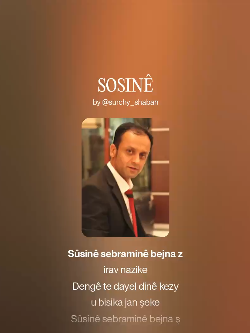 SOSINÊ Sitrana Hunermend Hejar Mihemed Elî Made by Shaban Surchy with AI #fyp #kurdishmusic #turkeytiktok #oslo #viral #turkey #musica