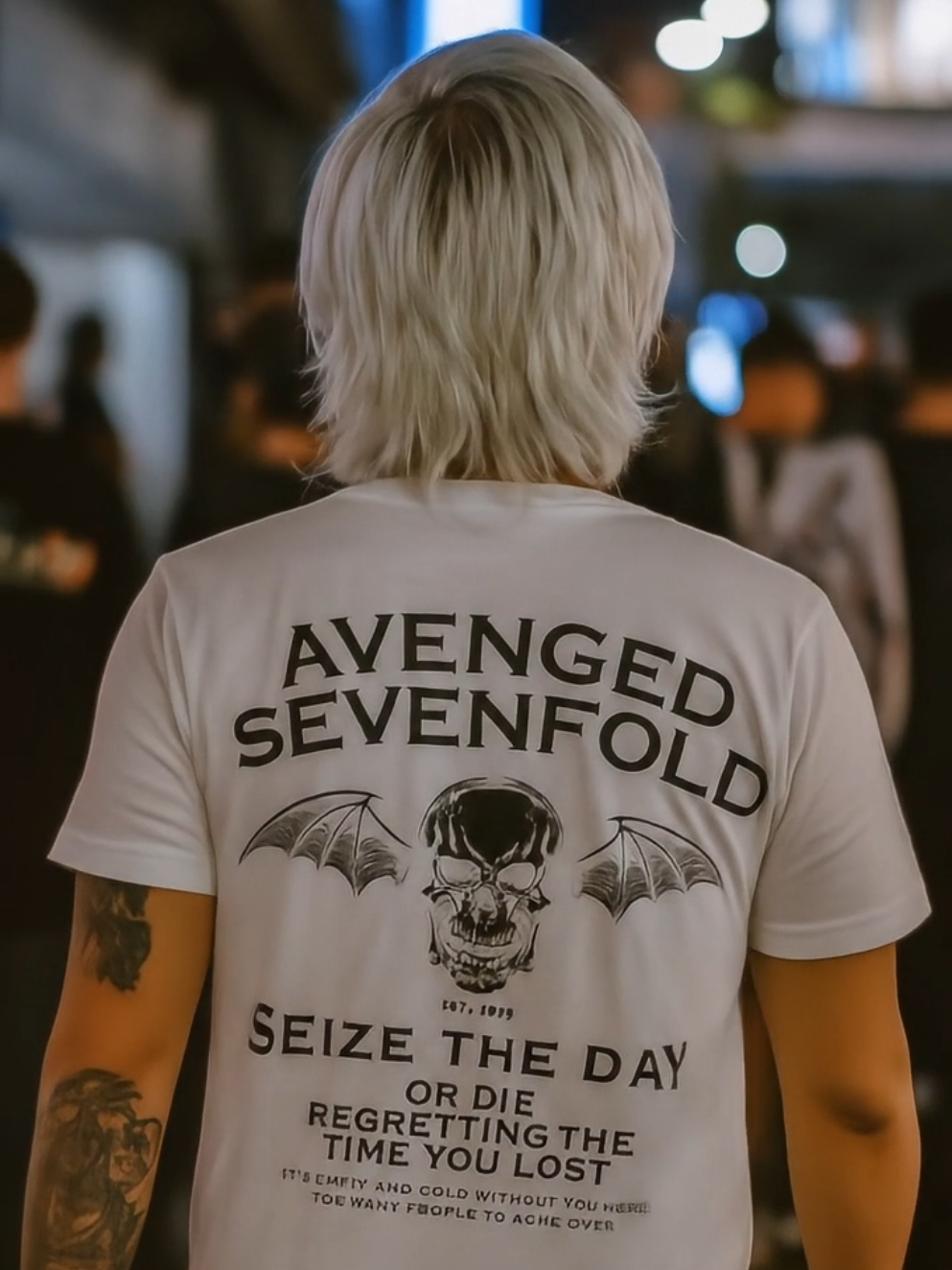 🔥 Tunjukkan jiwa musikmu dengan kaos Avenged Sevenfold premium! 🔥 Bahan combed cotton super nyaman, sablon plastisol awet & detail. Cocok buat nongkrong, konser, atau sekadar tampil keren sehari-hari 🤘 ⚡ Best quality, style anak band sejati! ⚡ #KaosBand #AvengedSevenfold #A7X #KaosMusik #KaosPria 