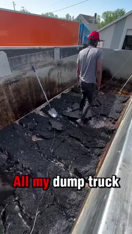 Doing this might get you fired, but with PavePro's asphalt release agent, you won't ever have to worry about hardened asphalt. 🎥: @them_jennings_boys  #asphaltpaving #pavepro  #pavelikeapro  #asphaltlife  #paving #pavingsomeasphalt