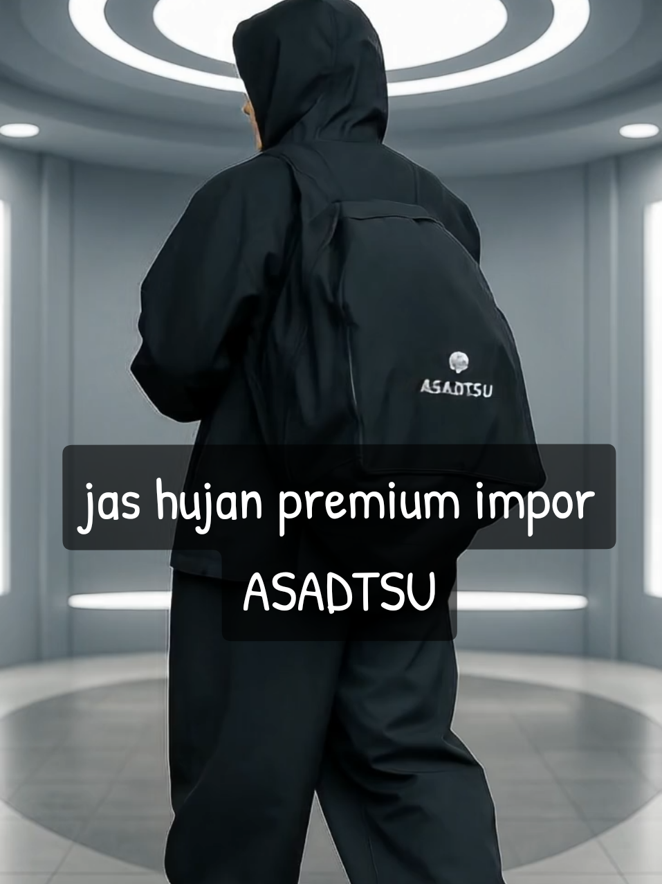 jas hujan ransel ASADTSU premium import setelan pria wanita dewasa dengan bahan tebal kuat waterproof #jashujanransel #jashujanasadtsu #jashujanpremium #jashujanviral  #asadtsu 