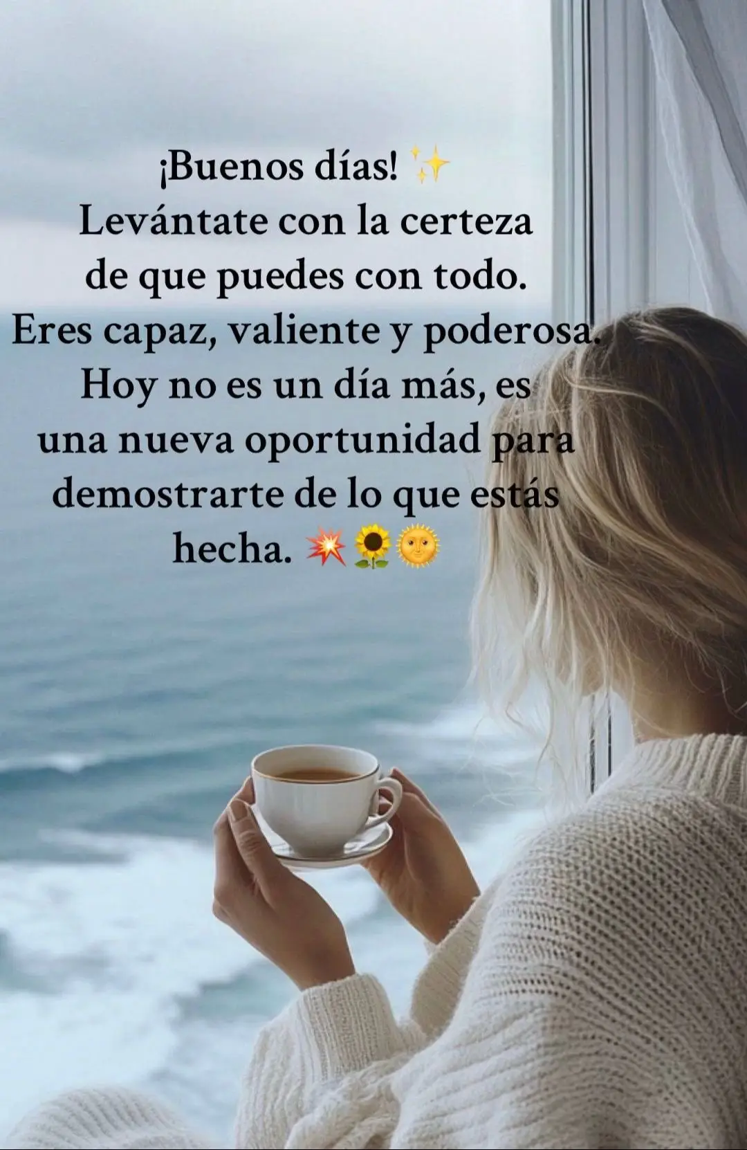 🌞 Levántate cada día con certeza: ¡lo mejor está por venir! 💫 Despierta con fe, vive con propósito, confía en lo que viene.