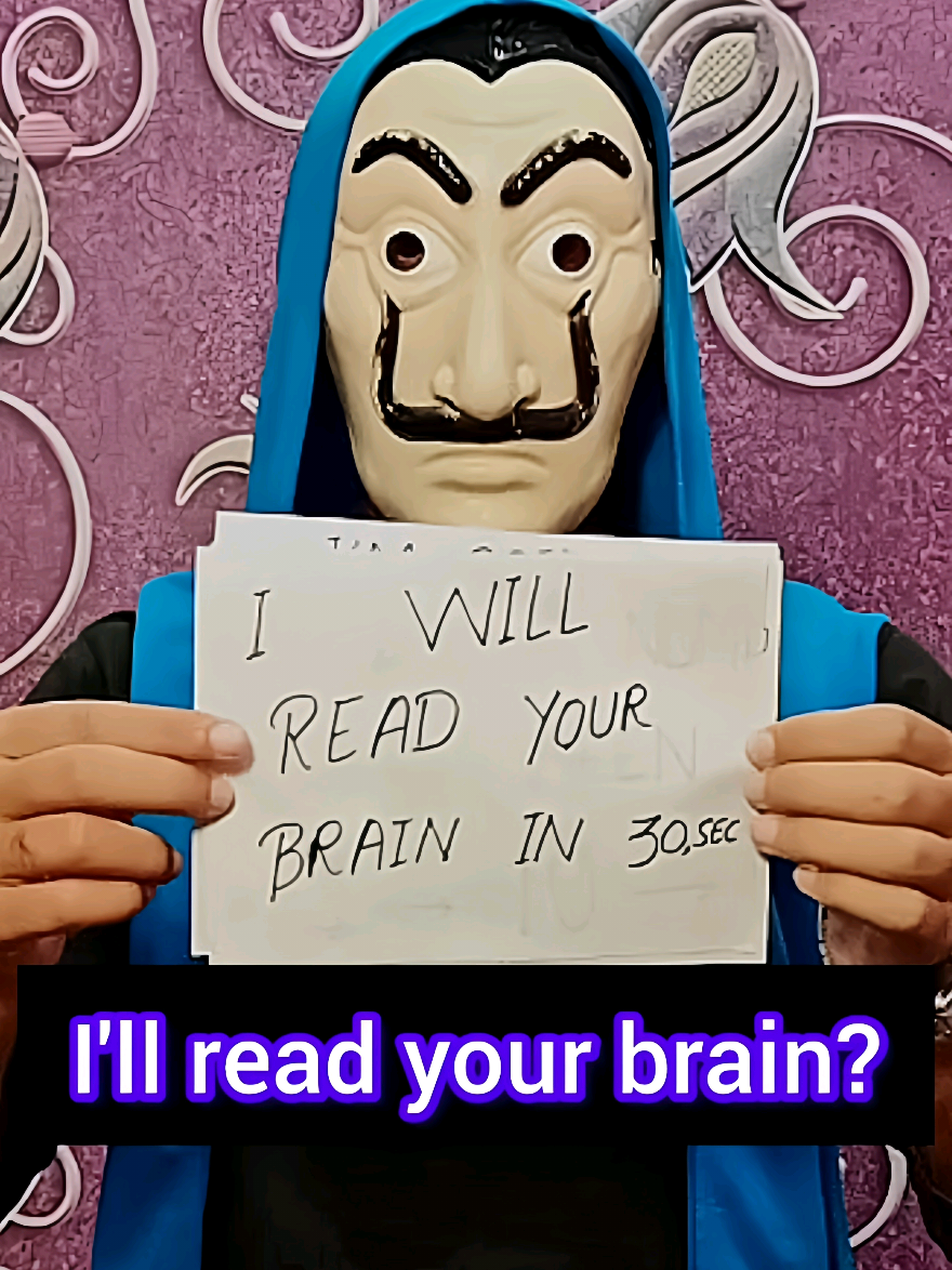 I Can Read Your Brain in Just 30 Seconds 😱#mindreading #tiktoktricks #viralhack #magic #fyp 