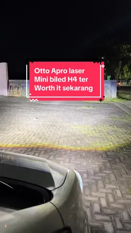 Keracunan Apro laser, emang mini biled H4 ini konplit banget ya untuk hasil sinar low n high nya puas banget dg budget segini