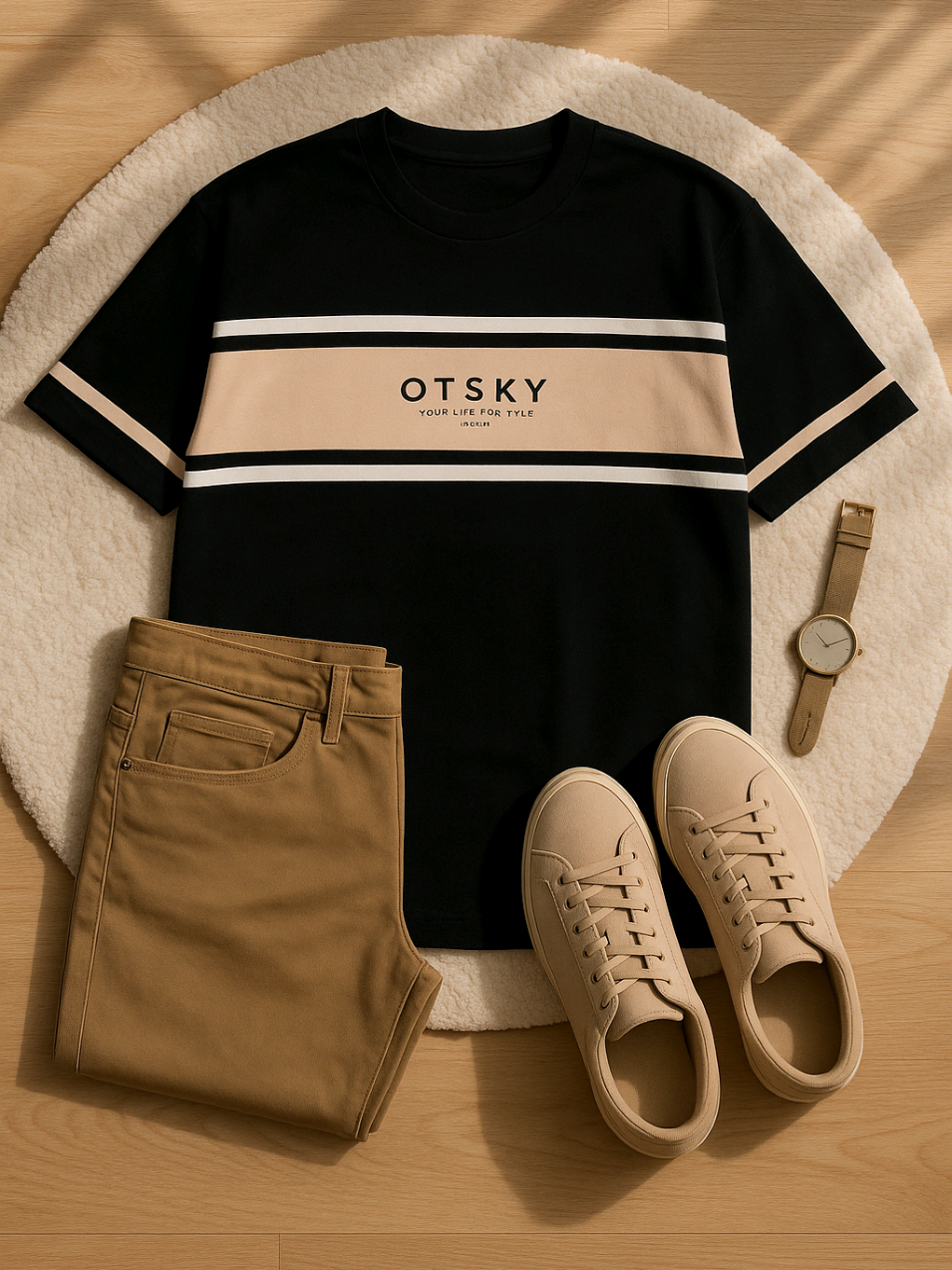 Sebagai cowok, sering banget kan ya, kita cuma pake T-shirt doang. Nah, biar gak bosen, gua suka cari T-shirt yang ada detailnya kayak gini. Kayak T-shirt yang lagi gua pake ini, perpaduan warna hitam dan putihnya tuh bikin look jadi lebih fresh. Bahannya? Gak usah ditanya, enak banget! Lembut, adem, dan gak bikin gatel di kulit. Cocok banget buat gua yang gampang keringetan. Walaupun udah dipake seharian, bajunya tetap nyaman dan gak bau apek. Jadi, gak perlu ribet gonta-ganti baju. Buat kalian yang pengen tampil simpel tapi tetap kece, ini jawabannya. #kaos #kaospria #rekomendasioutfit #teamotsky #fashionplayground 