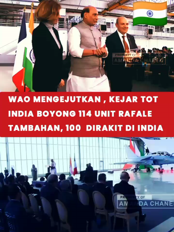 mengejutkan , Kejar TOT India Boyong 114 Unit Rafale Tambahan, 100  Dirakit Di India. #india #tot #rafale #turkey #jet 