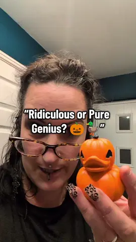 every house should have a pumpkin such resin Halloween ornament 🎃🖤 #halloweendecor #rubberducky #tiktokmademebuyit #dealdrops #halloween2025 
