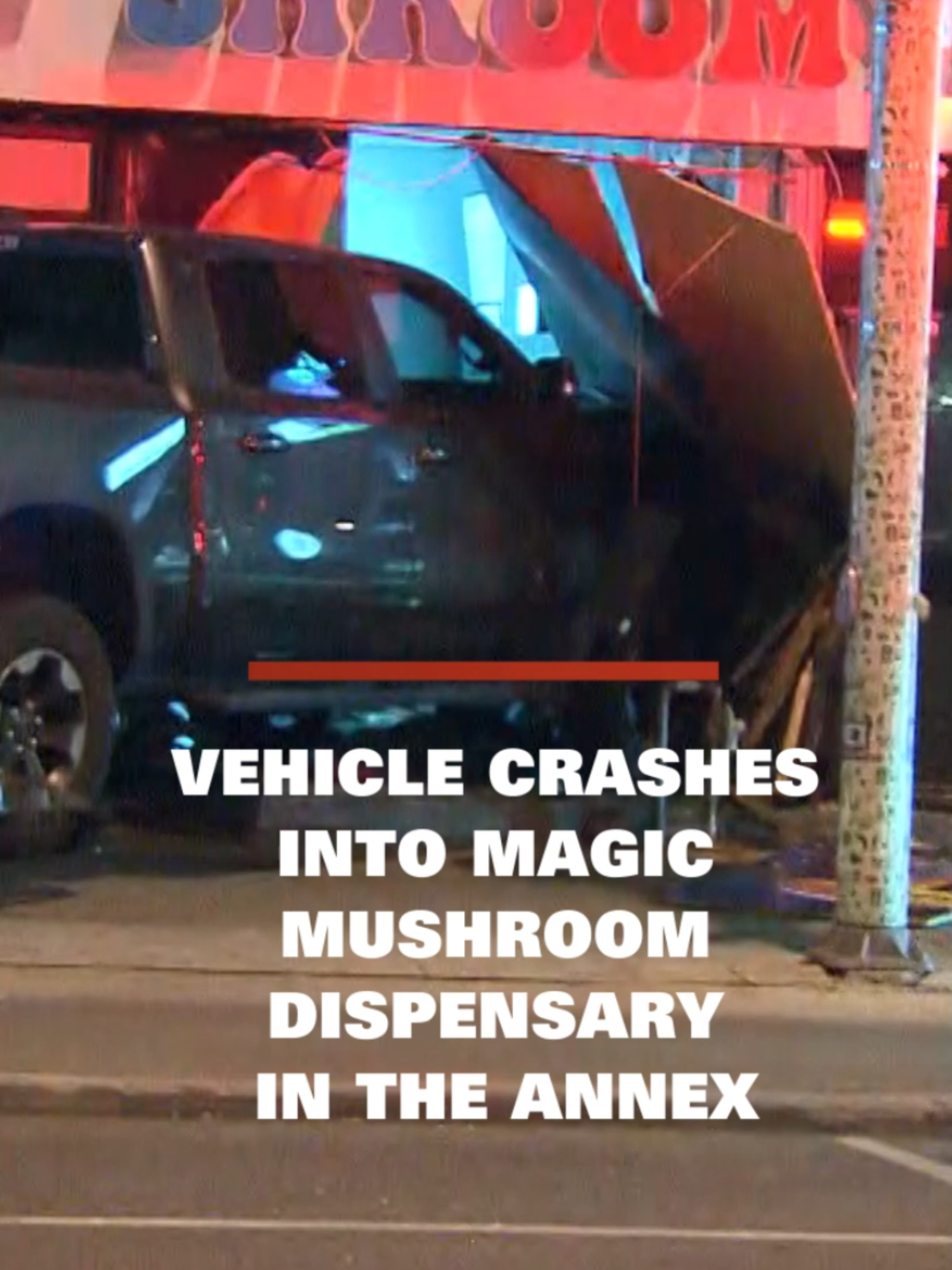 Police are investigating after a vehicle crashed into a magic mushroom dispensary in Toronto’s Annex neighbourhood early Thursday morning. Images from the scene show a damaged pickup truck in front of a Shroomyz store near Bloor Street West and Brunswick Avenue. Police said the incident happened at around 2:30 a.m. and when officers arrived on scene, the driver of the truck had fled the area. It is not the first time that a magic mushroom dispensary was the subject of a police investigation this month. In the early morning hours of Aug. 11, a vehicle crashed into a Shroomyz in the area of Yonge and Grosvenor streets, and on Aug. 6, police were called to the same dispensary for a suspected arson. Police have said no injuries were reported in any of the incidents. #news #cp24 #cp24news #canada #toronto