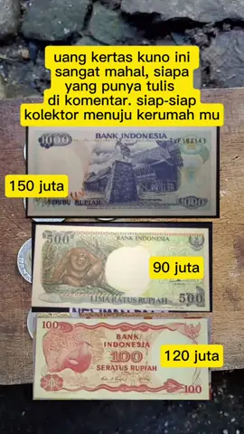 Uang kertas kuno #uangkuno #uanglama #fyp #viral 
