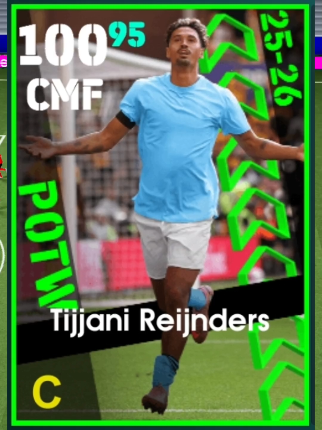 Mas mas Maluku lho ya 🤭 POTW Tijjani Reijnders 🥶 #efootball #efootballmobile 