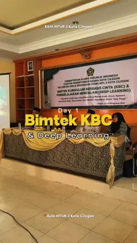 Bimtek Kurikulum Berbasis Cinta pada MTsN 3 Kota Cilegon