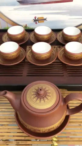 Bộ ấm chén tử sa Thiên nga trống đồng nghệ nhân ưu tú Vương Mạnh Tuấn #haacc#xuhuong#amchensucaocapp#fyp#foryou# @Hà Acc  @Hà Acc  @Hà Acc 
