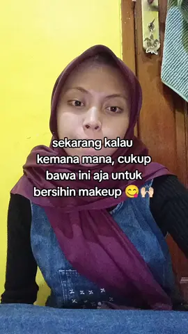 sangat simple 😉 #tipsandtricks #yangsimpleaja #makeupremover #fyp #travelfriendly 