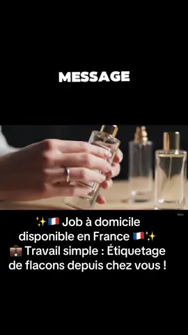 #JobDomicile #TravailMaison #France #Étiquetage