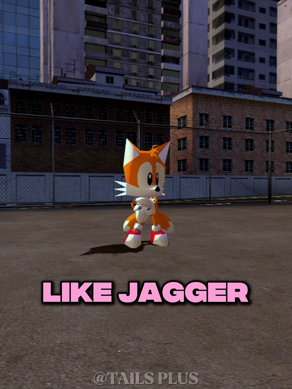 MOVES LIKE JAGGER!  #funny #dancer #sonic #tails #fyyyyyyyyyyyyyyyy #fyp #tik_tok #viral_video #viral #gmod 