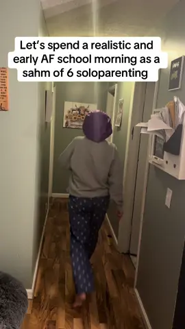 They all got me up at 530!!! Gahhhh #realisticmomvlog #unfliteredmotherhood #sahmof6 #morningmomroutine #schoolmorningroutine 