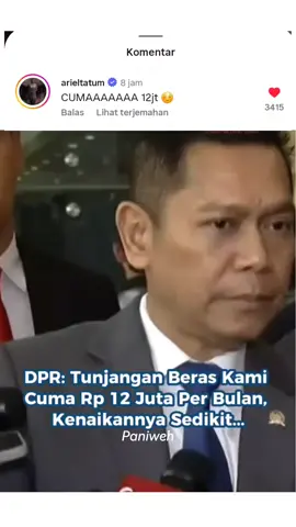 tunjangan beras dpr 12 juta rakyat jelata dan dpr beda #gajidpr #rakyatjelata 
