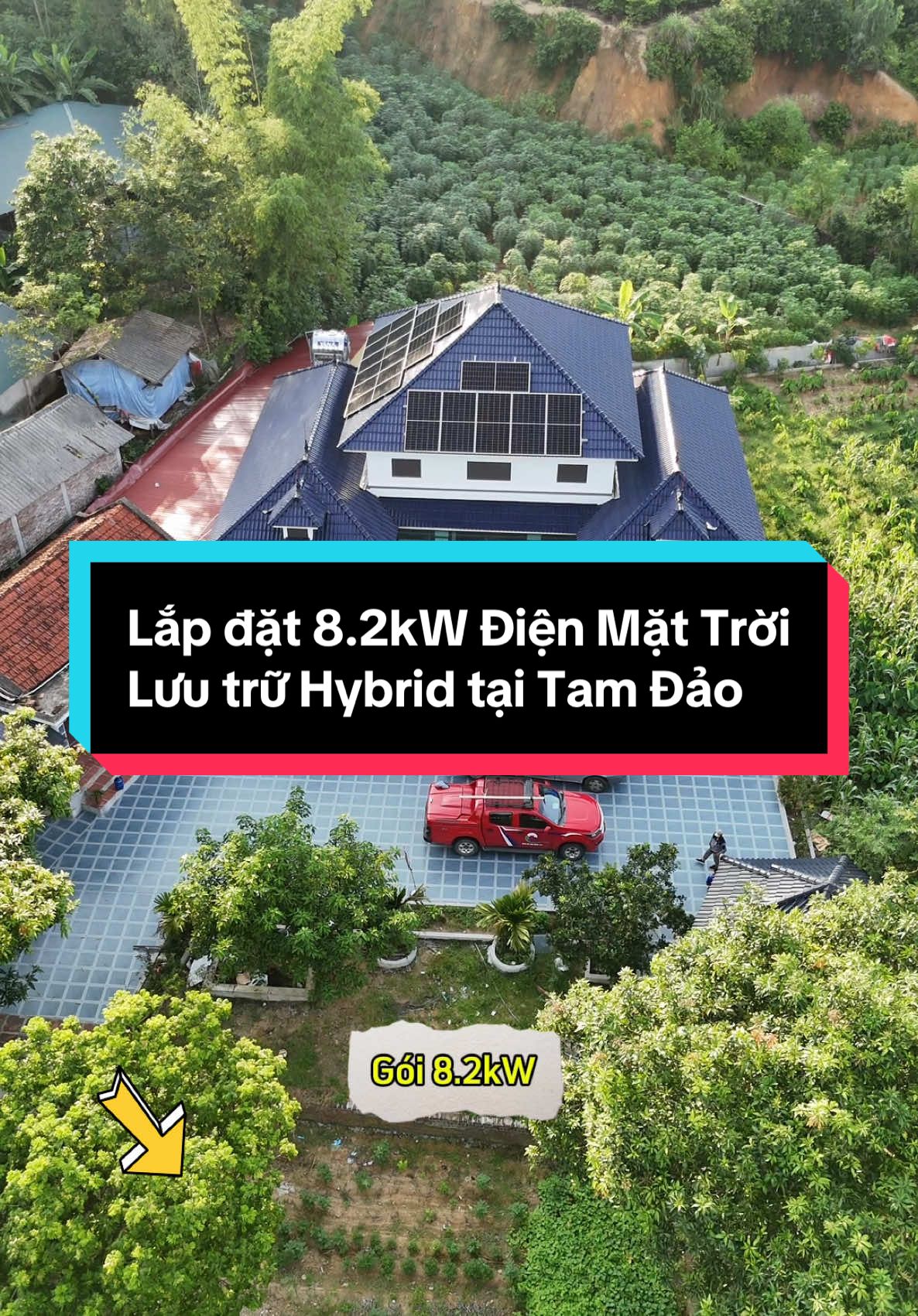 Lắp 8.2kW Điện Mặt Trời lưu trữ tại Tam Đảo #hungdiensach#dennangluong#dienmattroi#chongset#quatnangluong#dentrucong#densanvuon#dentrucongnangluong #chongsethiendai #diennangluongmattroi #dennangluongmattroi #quatnangluongmattroi #dienmattroiluutru #denphanangluong #densanvuonnangluong #xuhuongtiktok 