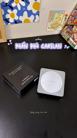 Phấn nén kiềm dầu Carslan #review #unboxing #lamdep #mypham #carslan 
